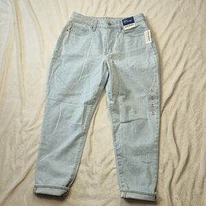 Old Navy Curvy OG Straight Ankle Cuff Women's Size 8 NWT